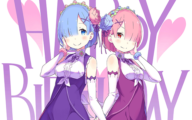 Happy Birthday Ram & Rem! Birthday Event Announced for Re:Zero’s Adorable Twin Maids