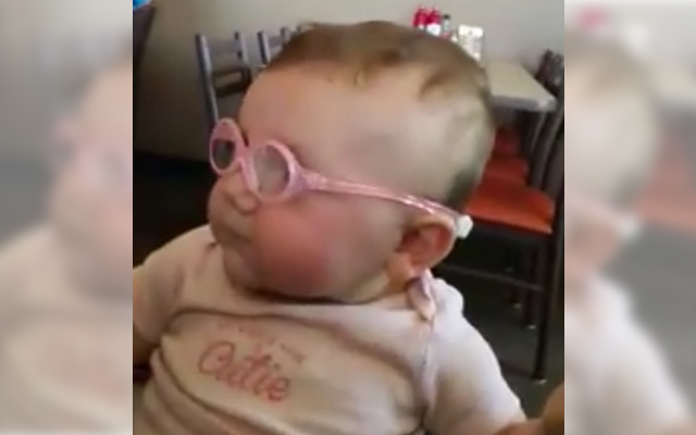 A Baby Sees Her Parents With New Glasses For The First Time And Never Looks Back!