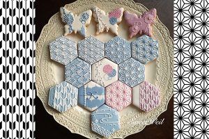 These Retro Japanese Patterned Icing Cookies Are Almost Too Pretty To Eat