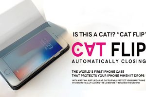 Sayonara Broken iPhone Screens: “Cat Flip” Case Automatically Closes Lid If Dropped