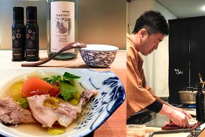 Umami Synergy: Kandou Olive Oil, Kimoto Sake & Organic Japanese Cuisine at Hitoshizuku
