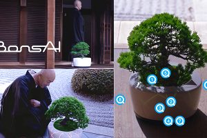 Smart Bonsai Follows You Around, Quotes Goethe, in TDK’s Vision of The Future