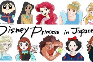 Japanese Illustrator Applies Different Styles Of Popular Anime To Disney Princesses