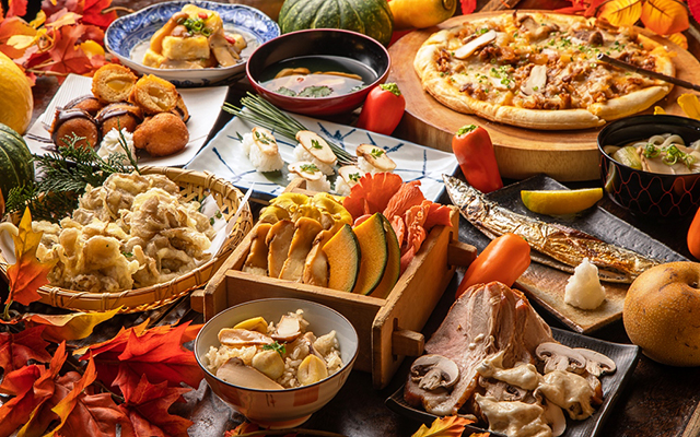 All-You-Can-Eat Fall Buffet Is Filled With Fragrant Matsutake Mushroom Dishes and Colorful Regional Vegetables