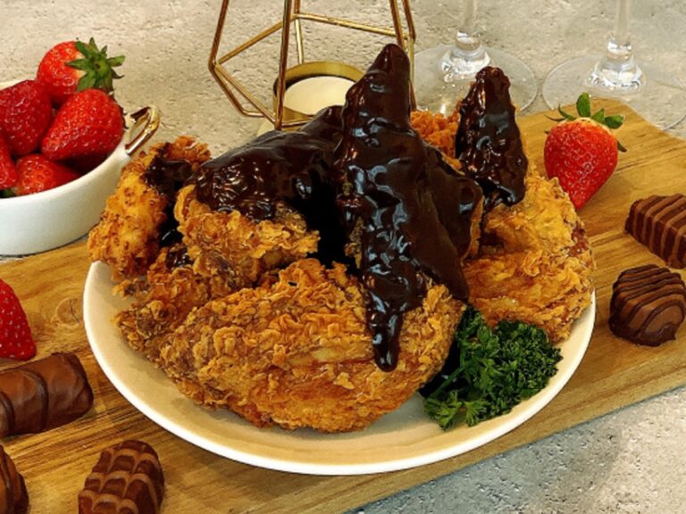 Shibuya chicken shop serves up chocolate-covered fried chicken for Valentine’s Day