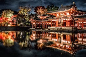 Photographer Captures Stunning Moonlight Nighttime Photography Of Impressive Kyoto Temple