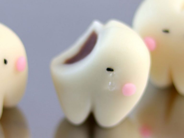 Traditional Japanese sweets artist celebrates “good tooth day” with adorable teeth sweets