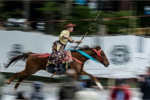 Thrills and spills at Takadanobaba’s Yabusame archery festival in mid-October