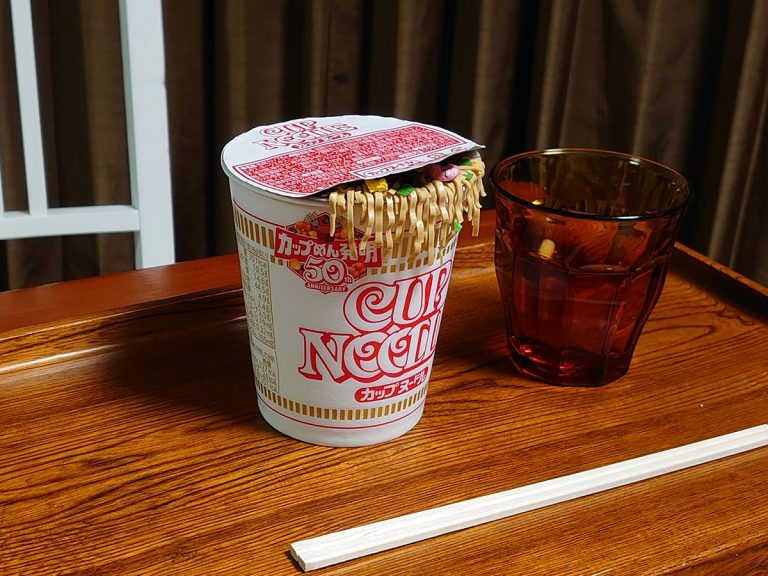 Japanese Twitter user crafts clever lid for Cup Noodles