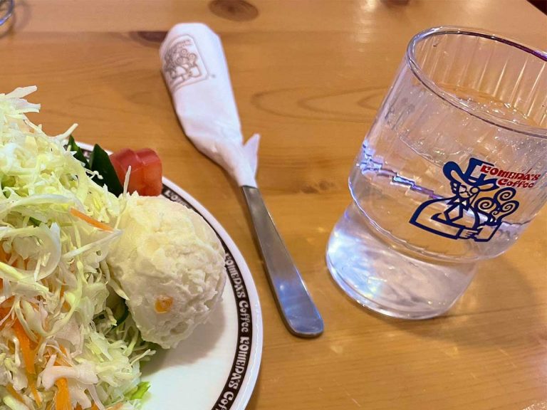 Japanese diner orders a salad but gets more than he bargained for
