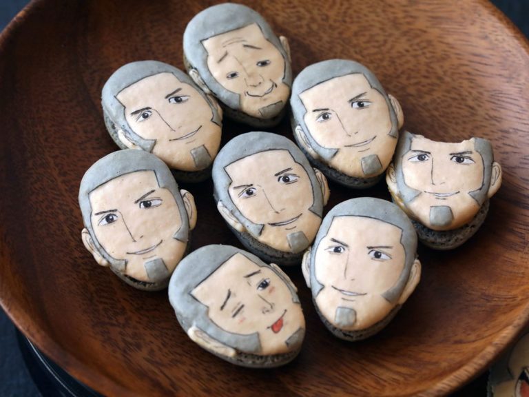 Anime icing artist’s Golden Kamuy macarons may be just too awesome to eat!