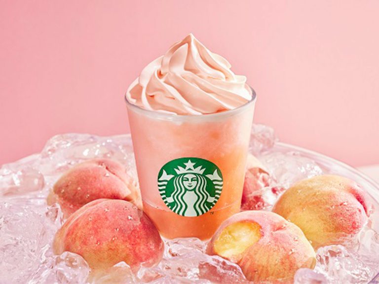 Starbucks Japan packs a mighty peach punch with “Momo MORE Frappuccino” redux
