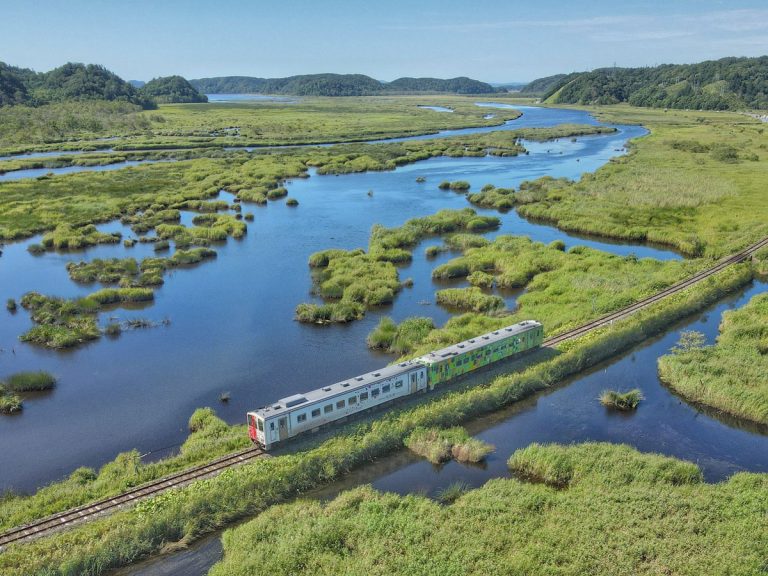 Japan’s easternmost train line looks like it passes through the worlds of Studio Ghibli