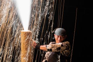 Hand-held fireworks performer has photog son capture the moment with stunning results