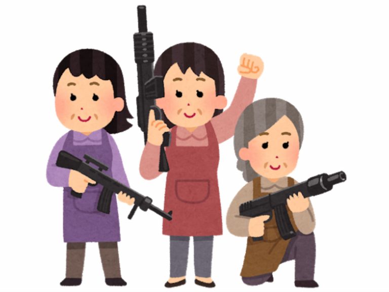 Three grannies in Japan call themselves the “Monkey Busters” and ward off crop-eating monkeys with airguns