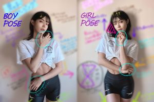 Japanese “muscle junkie” girl cosplayer teaches you how to pose like a pro