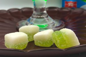 The taste of old-fashioned Japanese “cream soda” in a gummy candy