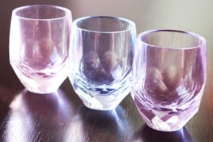 Strength and beauty combined: Traditional Japanese Kiriko cut glass in unbreakable silicone