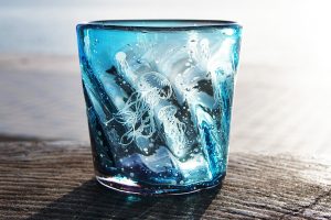 Swim with jellyfish in the Okinawan seas with these gorgeous Japanese glasses