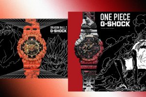 Casio G-Shock watches coming out in Dragon Ball Z and One Piece special editions