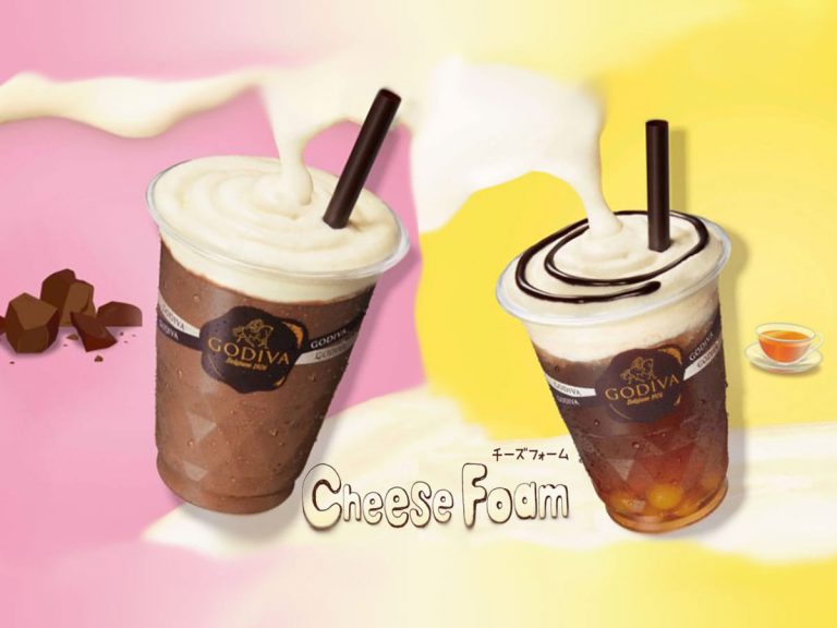 Godiva Japan makes its first foray into cheese foam drinks