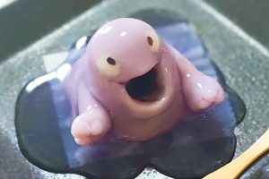 Pokémon food artist turns Grimer into a cute traditional Japanese sweet
