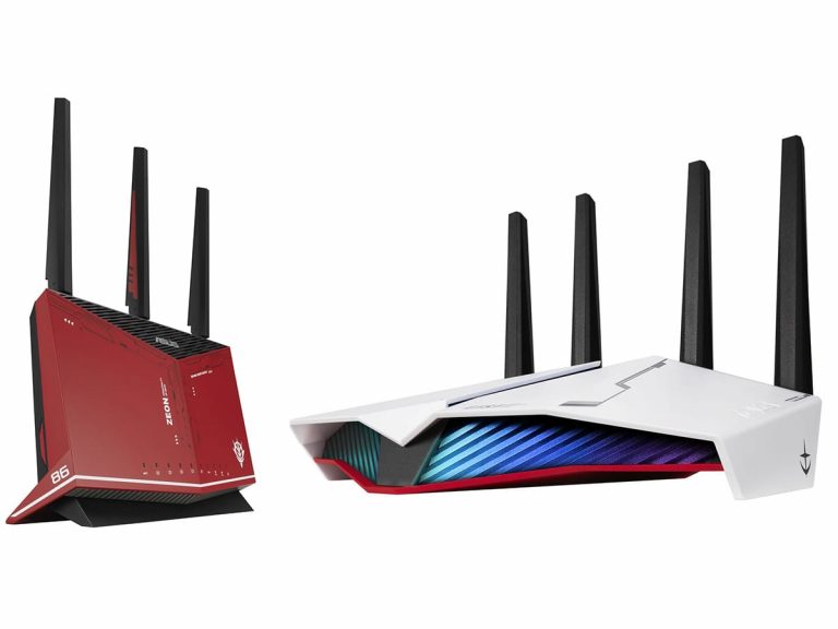 Gundam fans with a need for speed? Look no further than these Gundam and Zaku routers