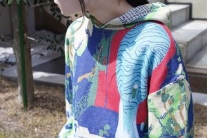 Limited edition knitted hoodies feature Hokusai prints reimagined into pixel art