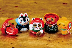 Reveal your fortune for the year with these lucky charm capsule toys