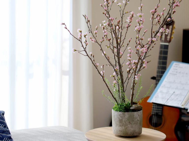 Enjoy your very own cherry blossom viewing from home with this sakura ikebana set