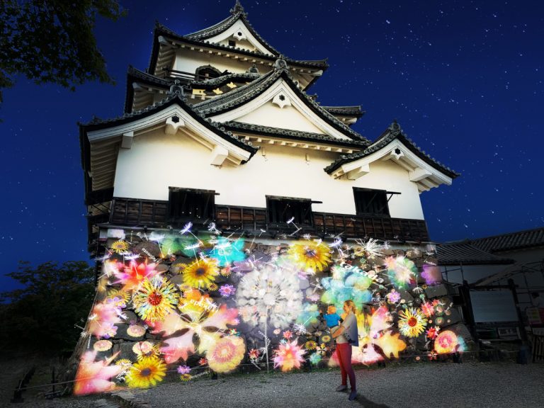 NAKED’s DANDELION PROJECT illuminates the walls of Hikone Castle this winter