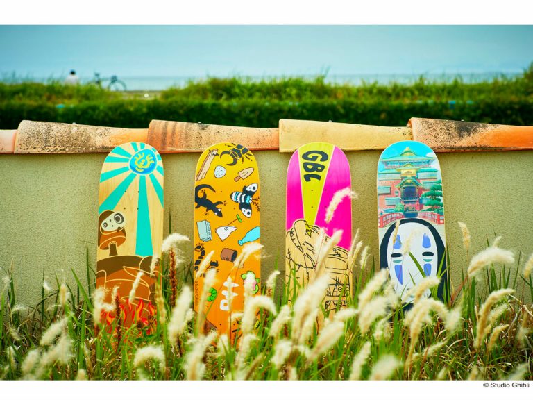 Cruise in style with these Ghibli Inspired Skateboards