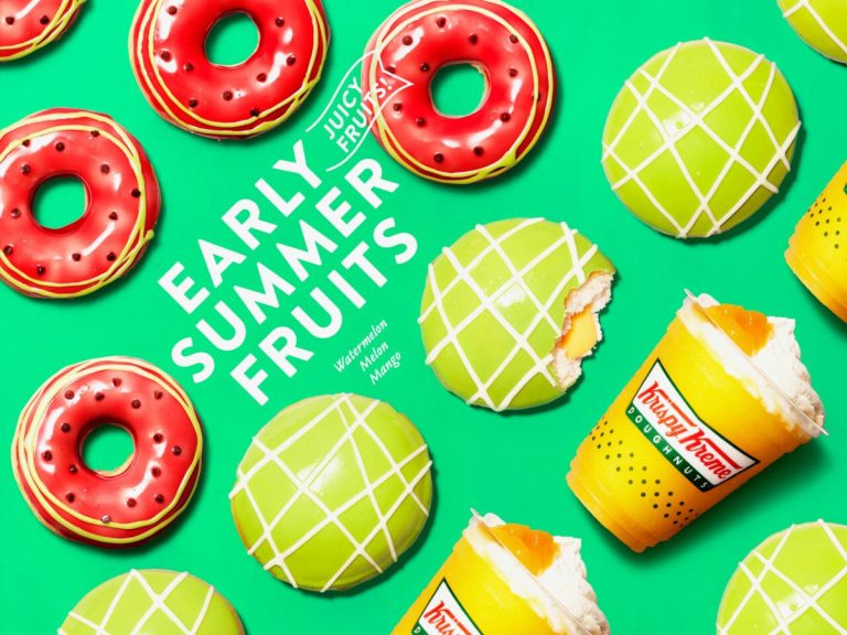 Start summer early with these fruity donuts from Krispy Kreme