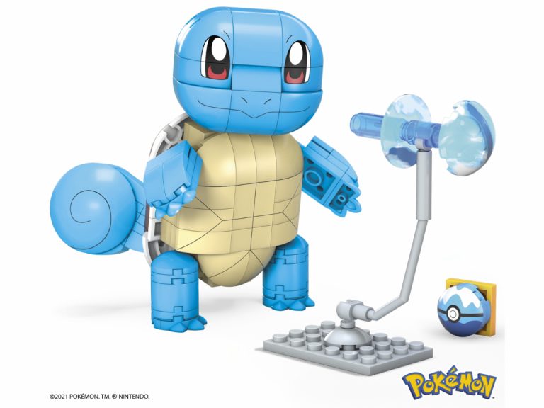 Put together your favourite water-loving Pokémon with this Squirtle Mega Construx set