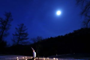 Recharge and relax at these ‘Moon Yoga’ sessions at an onsen in Nagano