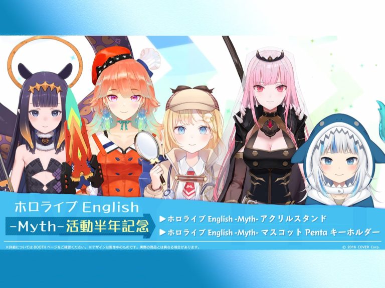 Vtuber group hololive English marks half-year milestone with special broadcasts, goods, album