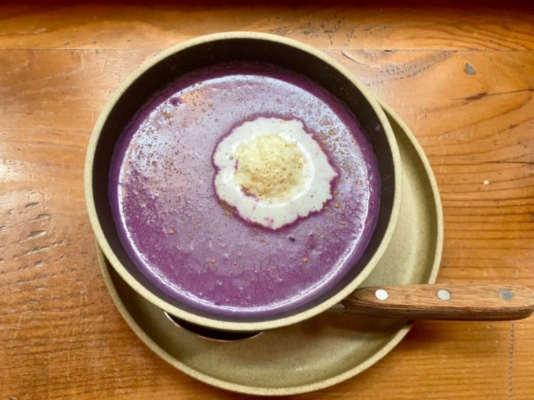 Restaurant’s original Murasaki Imo soup is the perfect Japanese winter warmer