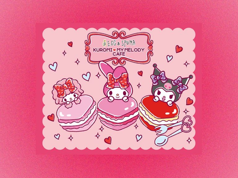 Kuromi and My Melody collaboration cafe with Egg & Spuma returns this summer