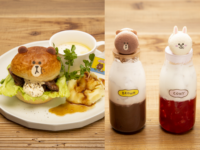 Tokyo’s LINE Friends pop-up cafe has cutest menu around for fans of Brown and Cony