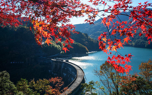 Resplendent in Fall Colors, Majestic Kamishiiba Dam Will Be A Highlight of Your Kyushu Travels