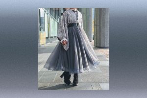 Kimono fashion enthusiast’s layered skirt-over-kimono look earns praise online