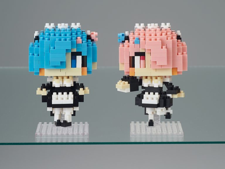 New Nanoblock Kits: Build Rem & Ram from “Re:Zero – Starting Life in Another World”