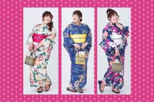 Cute Plus Size Yukatas from Kimonomachi Available At Hankyu Summer Fes & Online Store