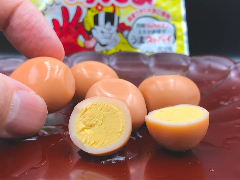 Pickled plum quail eggs? The oddly addictive snack we found at a Japanese convenience store