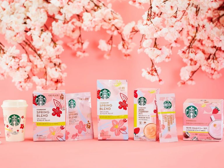 Starbucks Japan releases a spring shower of sakura flavored coffee goods