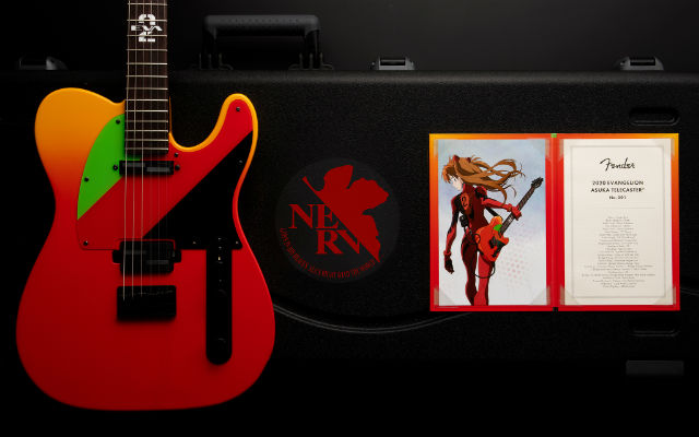 Fender releases Neon Genesis Evangelion guitar modeled after Asuka