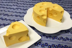 Japanese charming cartoon cheese cheesecake is an easy to make delight