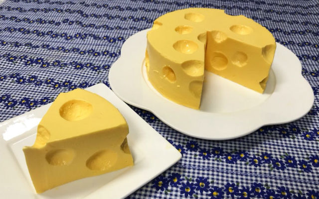 Japanese charming cartoon cheese cheesecake is an easy to make delight