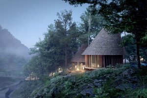 New Japanese camping site gives travelers gorgeous Princess Mononoke village-esque experience