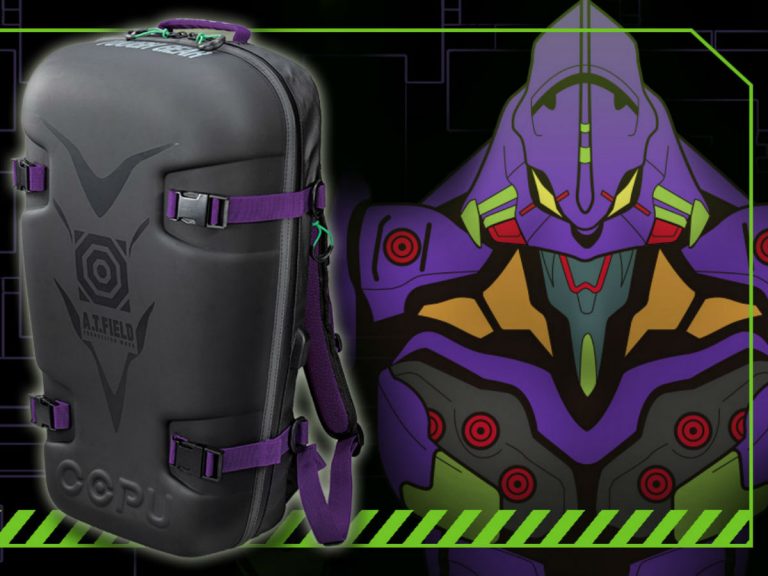 Protect your luggage with an Neon Genesis Evangelion A.T. Field backpack